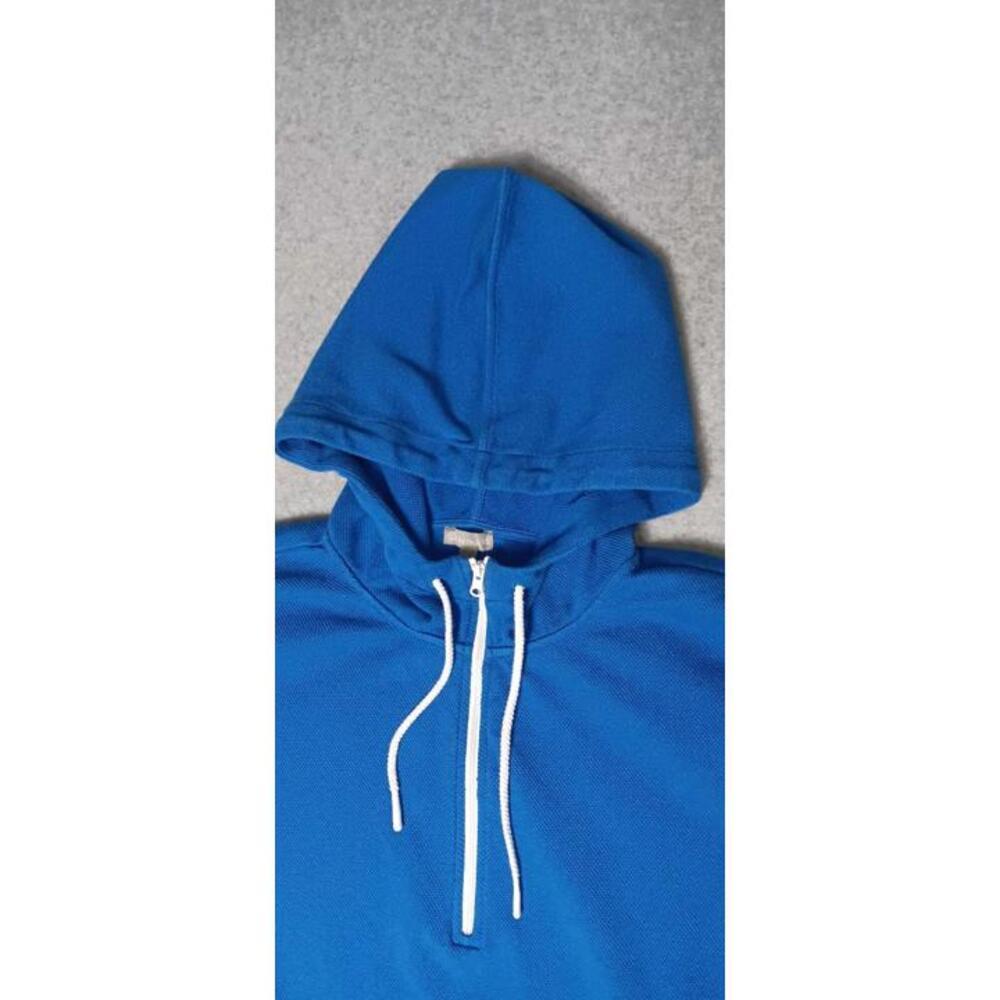 T By Talbots Pullover Hoodie Jacket Womens Size M Blue Half Zip Up Zippered... - Picture 3 of 11